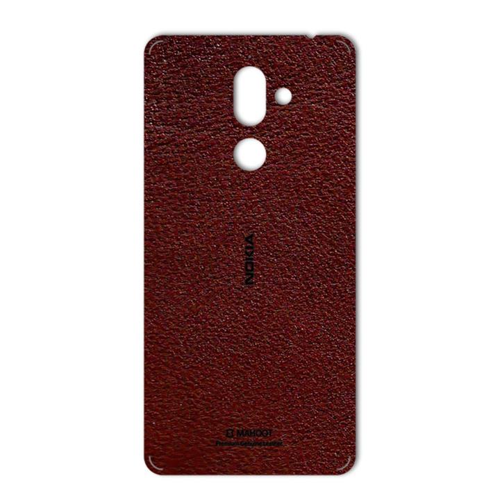برچسب تزئینی ماهوت مدلNatural Leather مناسب برای گوشی  Nokia 7 Plus MAHOOT Natural Leather Sticker for Nokia 7 Plus